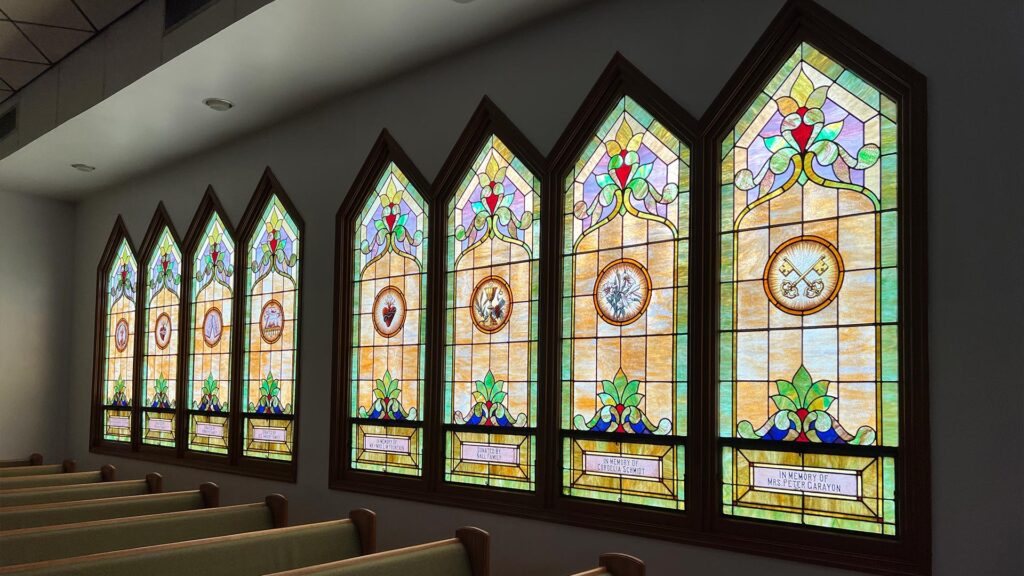 Image of Saint Rita Stained Glass Windows